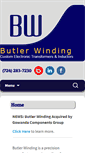 Mobile Screenshot of butlerwinding.com
