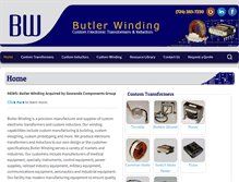 Tablet Screenshot of butlerwinding.com